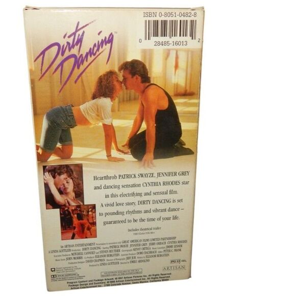 DIRTY DANCING vintage VHS in original paper case Patrick Swayze Jennifer Grey - Picture 4 of 7